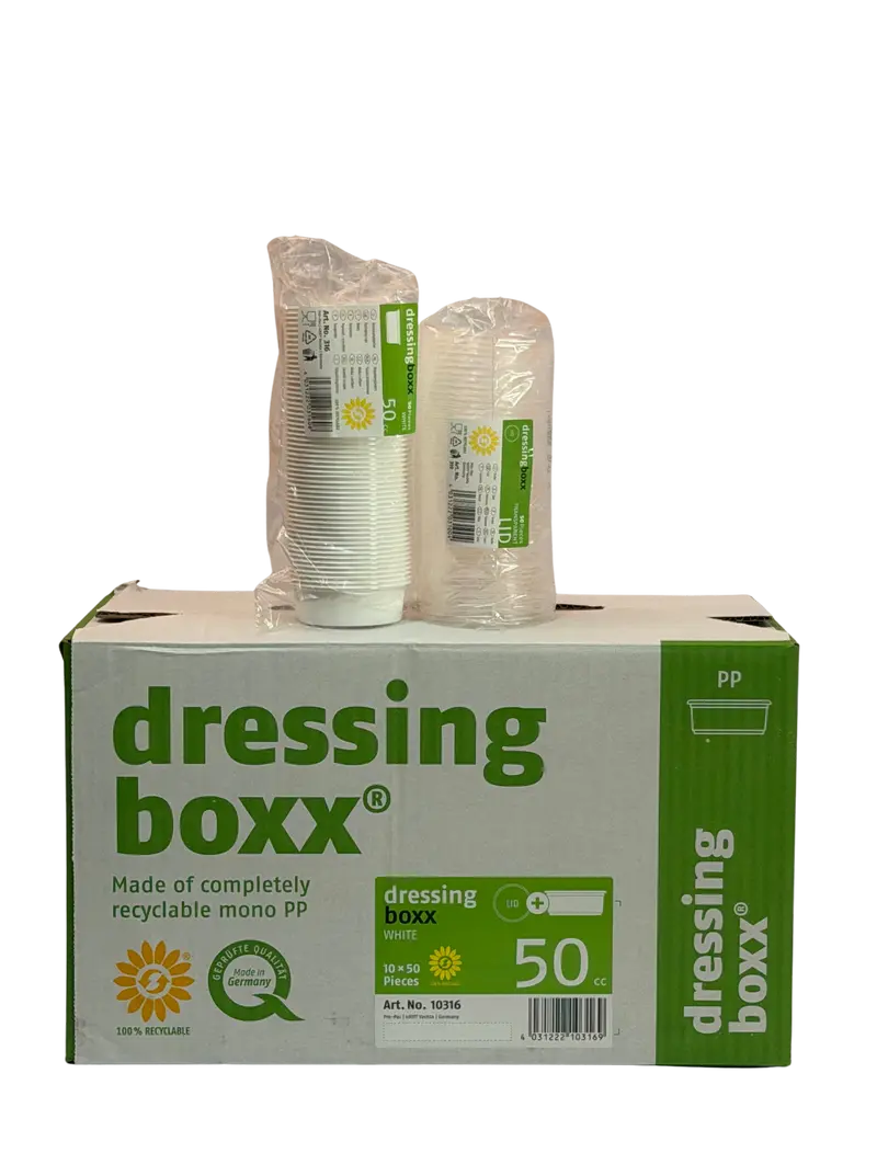 174-Verpackungsbecher m.D. 50ml Weiss 500Stk.