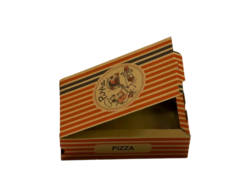 181-Pizzabox 27x16x7 Calzone Braun 100Stk. TOP C22424