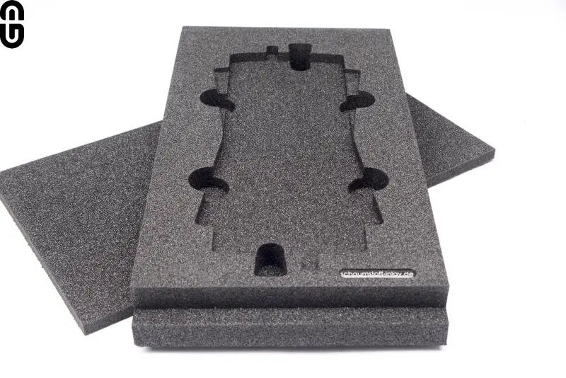 2HE Inlay für 2x Sennheiser A1031-U Antenne