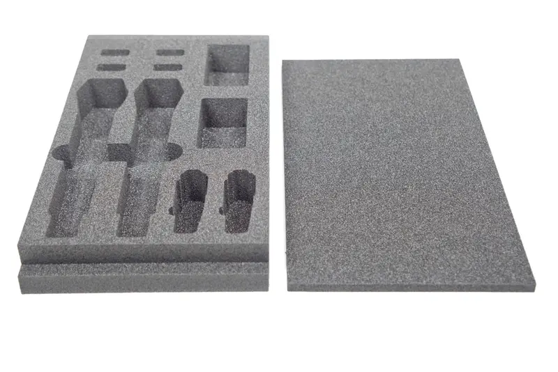 2HE Shure AD1/2 / QLX-D / ULX-D 2er Set Inlay