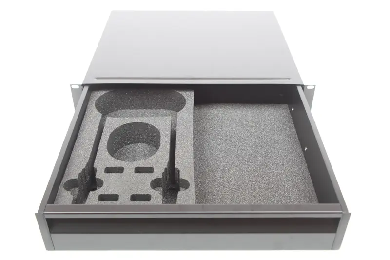 2HE Shure Pro AD1/QLX-D1/ULX-D1, PSM 300, 900, 1000 2er Set Inlay