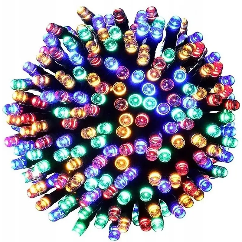 300 bunte LED-Weihnachtsbaumlichter