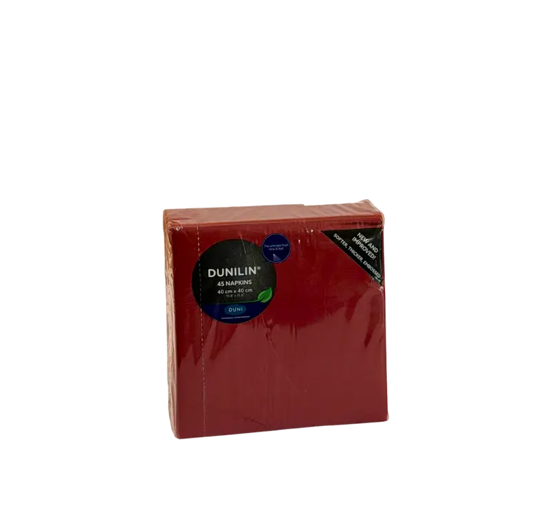 3301-Servietten Bordeaux 40CM 3Lag. 45 Stk