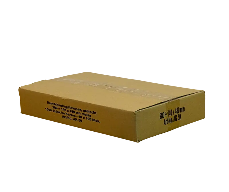 3428-Tragetaschen Extrastark 28+14x48cm 1000Stk AK50