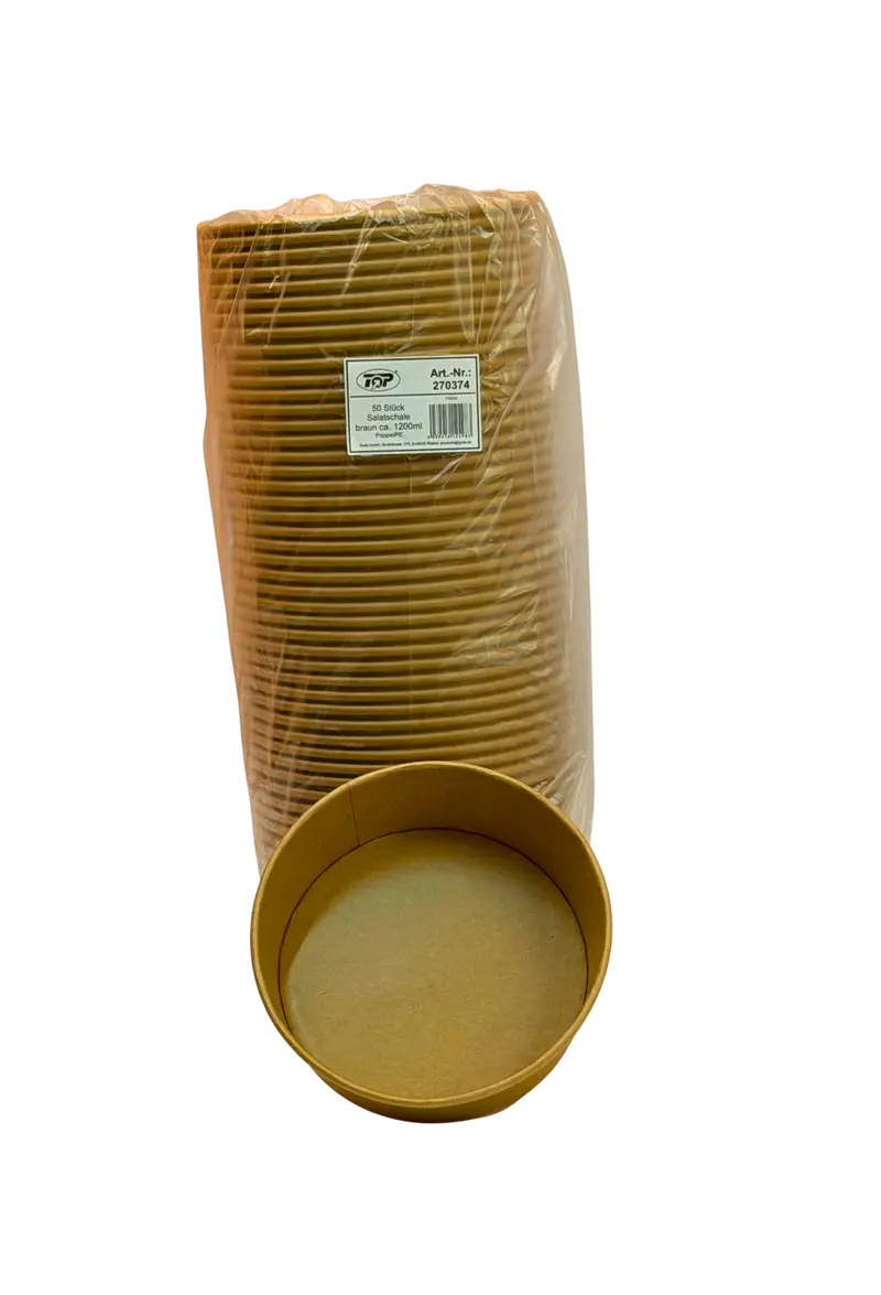 4368-Salatschale Braun 12001300 ml 50Stk.