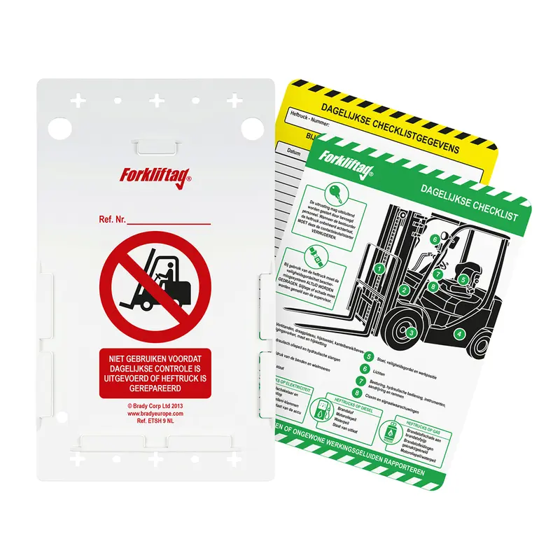 5 Forklift Holders, 25 Inserts & 1 Pen