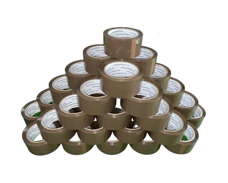 6-144 Rolle Paket Klebeband Braun Packband 66m leise oder laut