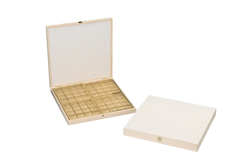 64er - Pralinenschachtel aus Holz