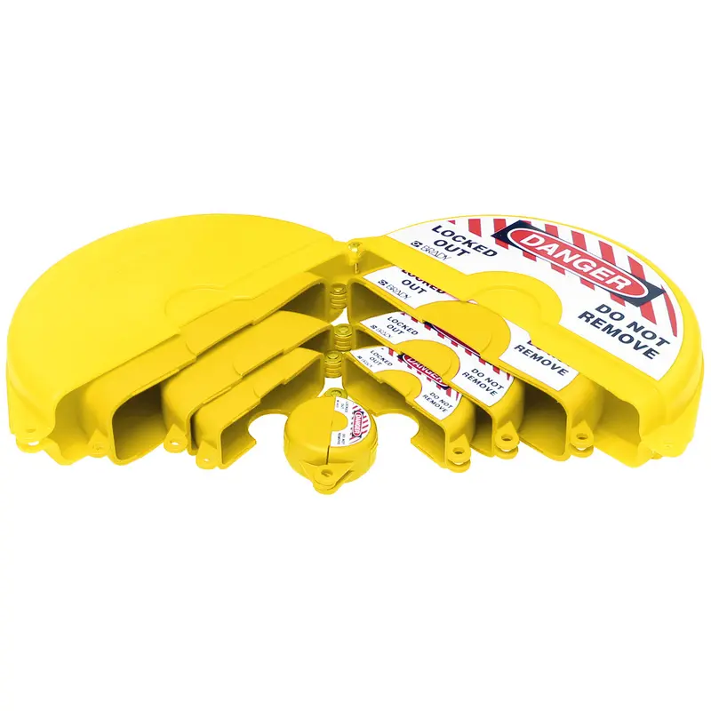 Absperr-Set für Durchgangsventile - gelb