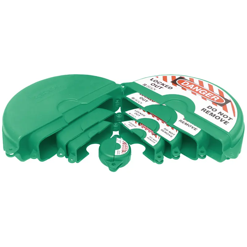 Absperr-Set für Durchgangsventile - grün