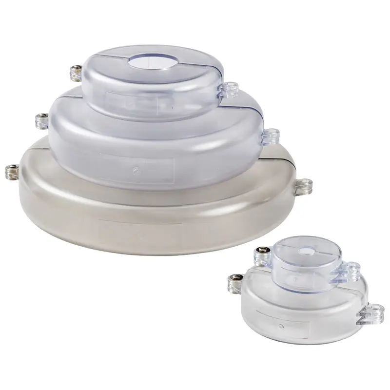 Absperr-Set für Durchgangsventile - transparent
