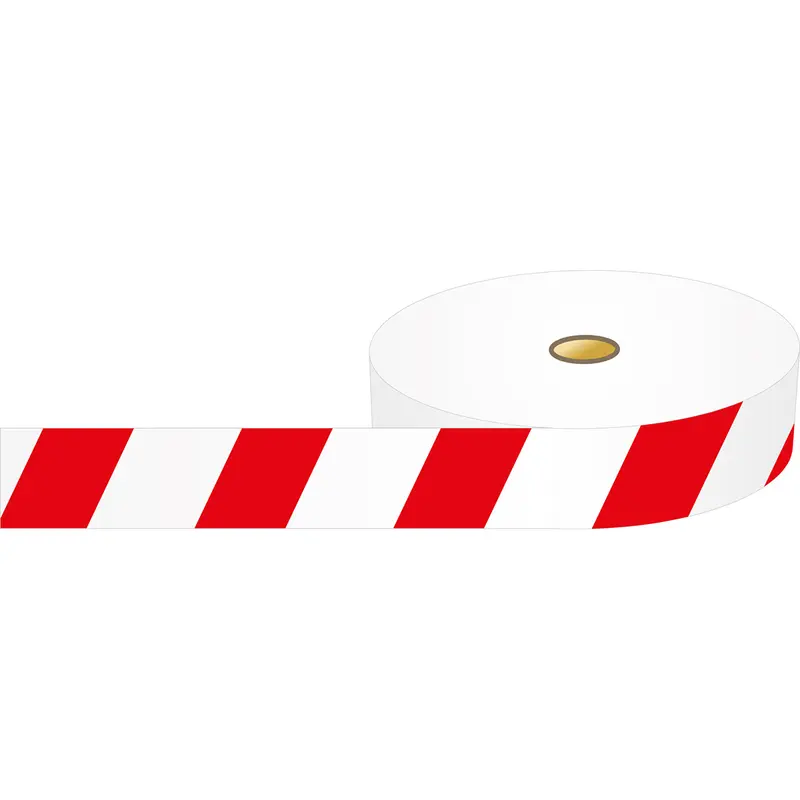 Absperrband, Rot/Weiss - 75 mm x 500 m - B-912