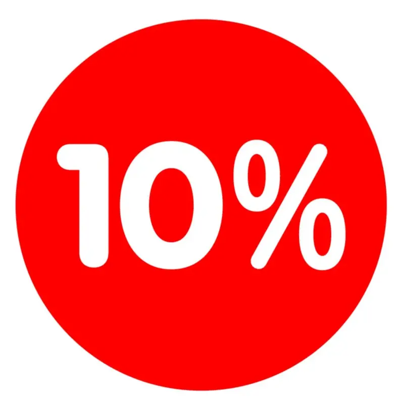 Adhésif rond soldes Ø 32 cm — 10% à 80%