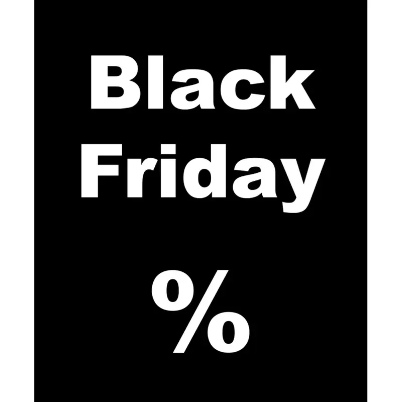 Affiche Black Friday A1 — Signalétique promotionnelle 60 x 84 cm
