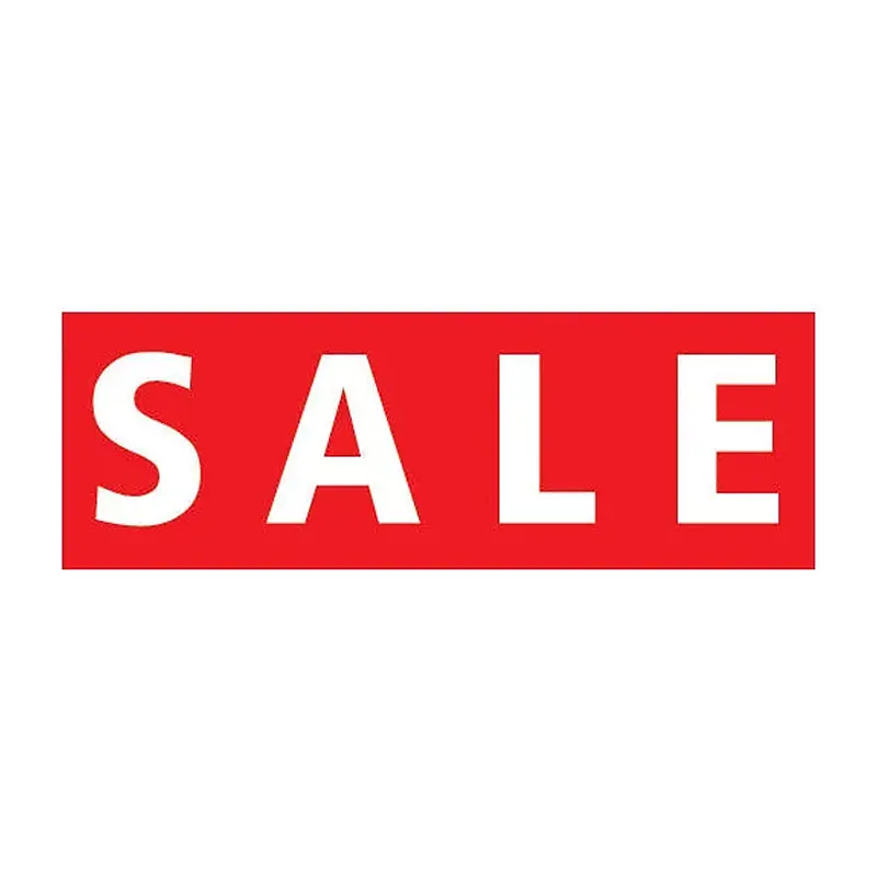 Affiche carton double-face Sale — 21 x 59 cm