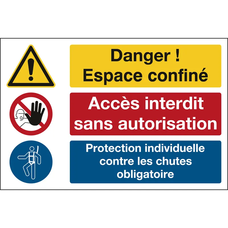 Allgemeines Warnschild, Sicherheitsgeschirr benutzen - ISO 7010