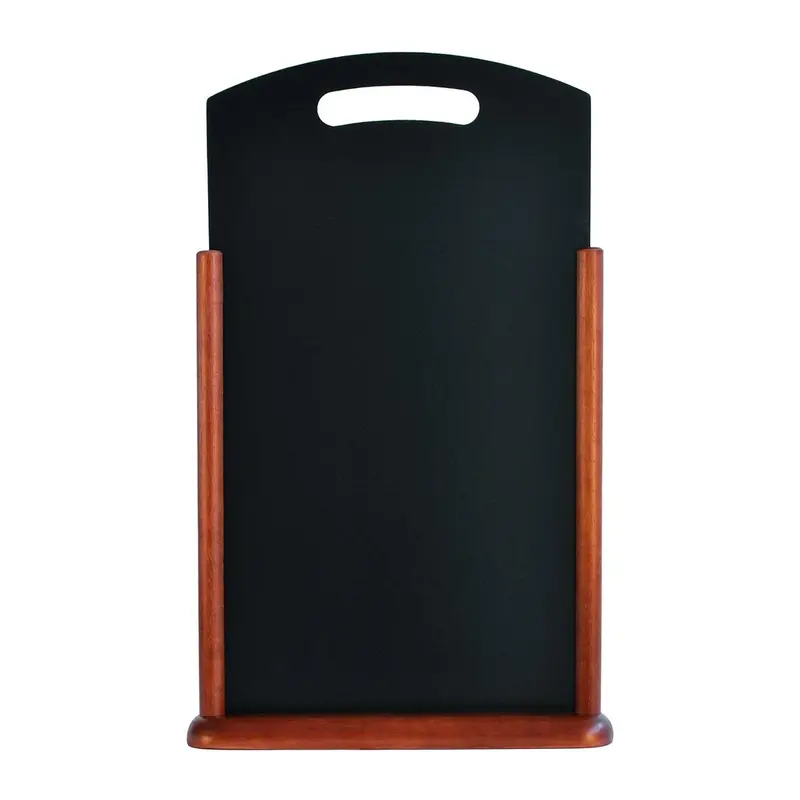 Ardoise de table avec poignée – Marron foncé – 2 formats