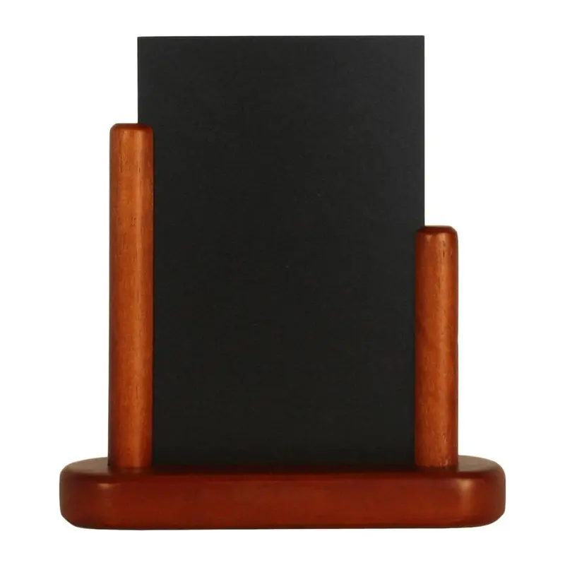 Ardoise de table en bois teinte acajou — 3 formats