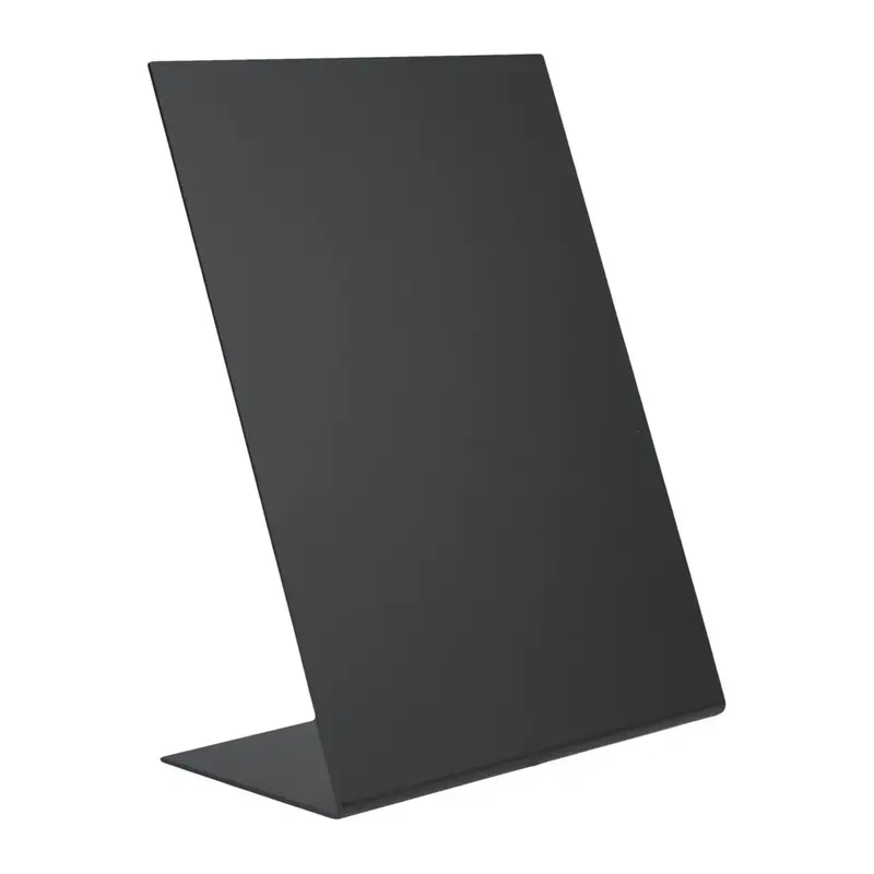 Ardoise de table en L — formats A5 à A8, lot de 3 ou 5 pièces