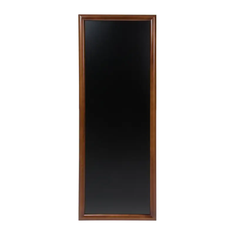 Ardoise murale bois dur marron foncé 56 x 150 cm