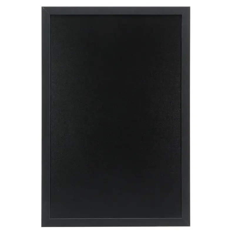 Ardoise murale bois laqué noir — 5 formats