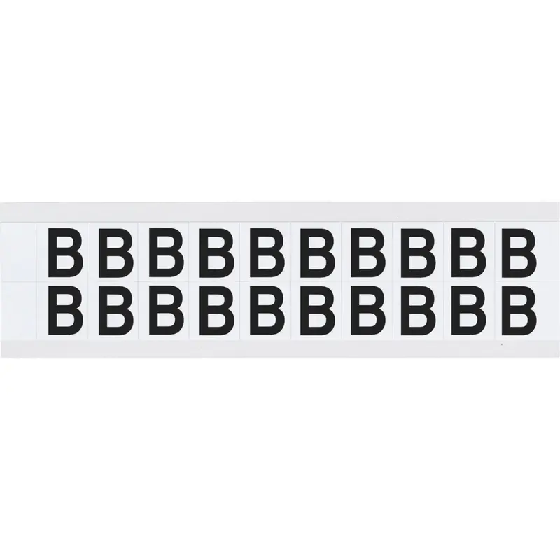 B-946 (Vinyl) für die Innen - und Aussenanwendung - Buchstaben auf Karte - B
