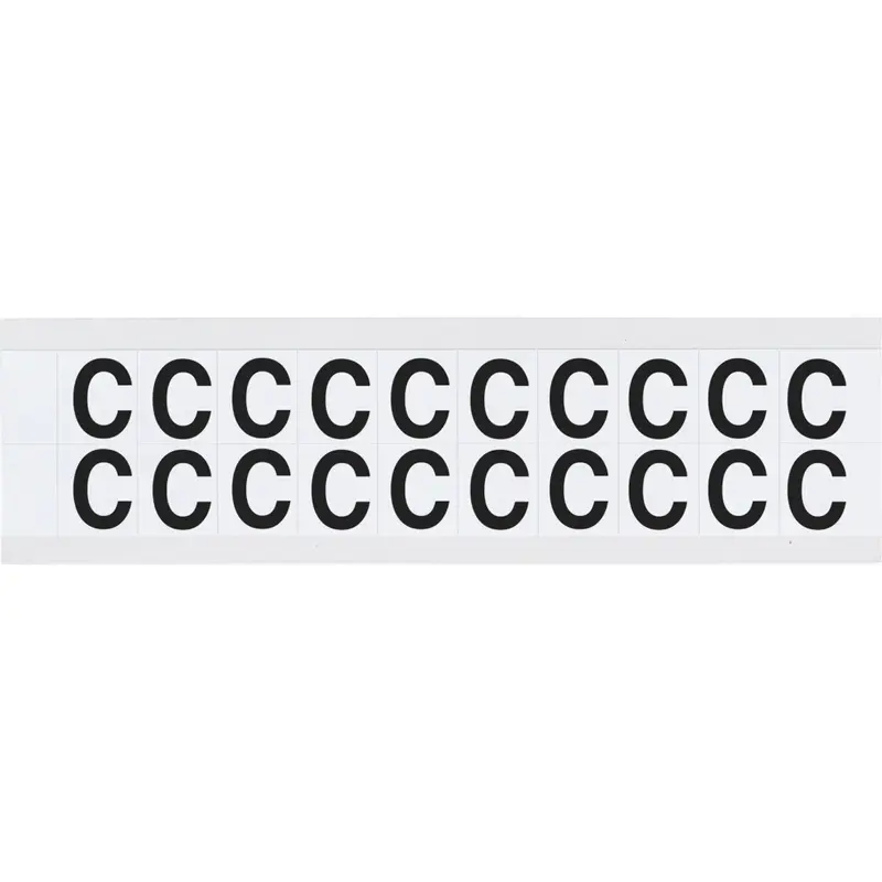 B-946 (Vinyl) für die Innen - und Aussenanwendung - Buchstaben auf Karte - C