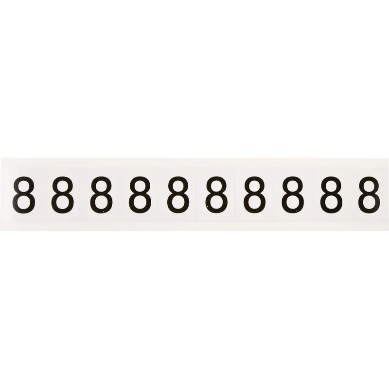 B-946 (Vinyl) für die Innen - und Aussenanwendung - Zahl auf Karte - 8