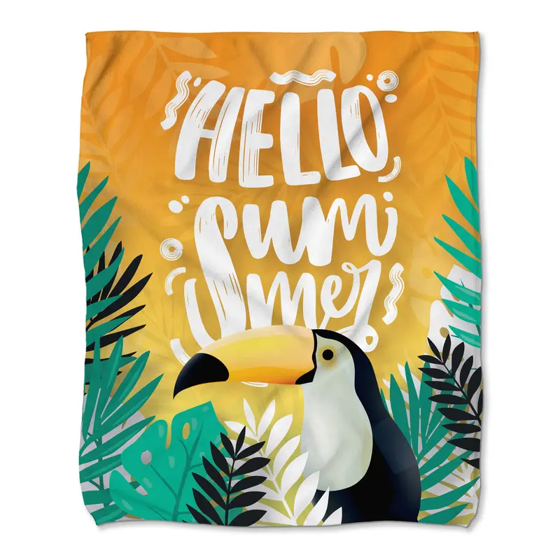 Baby Handtuch aus Mikrofaser Hello Summer 60x75 cm