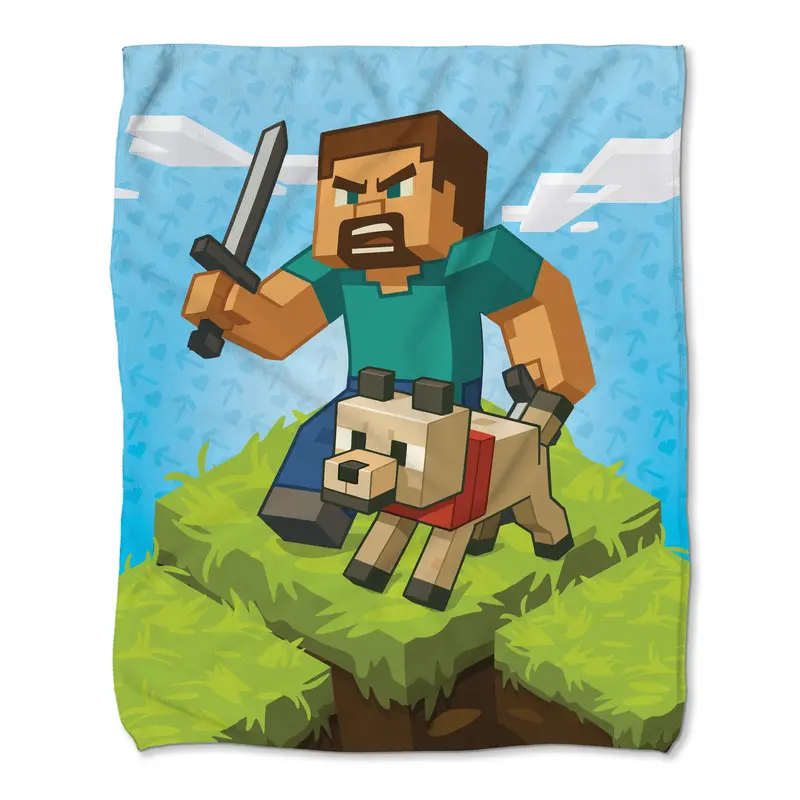 Baby Handtuch aus Mikrofaser Minecraft 60x75 cm