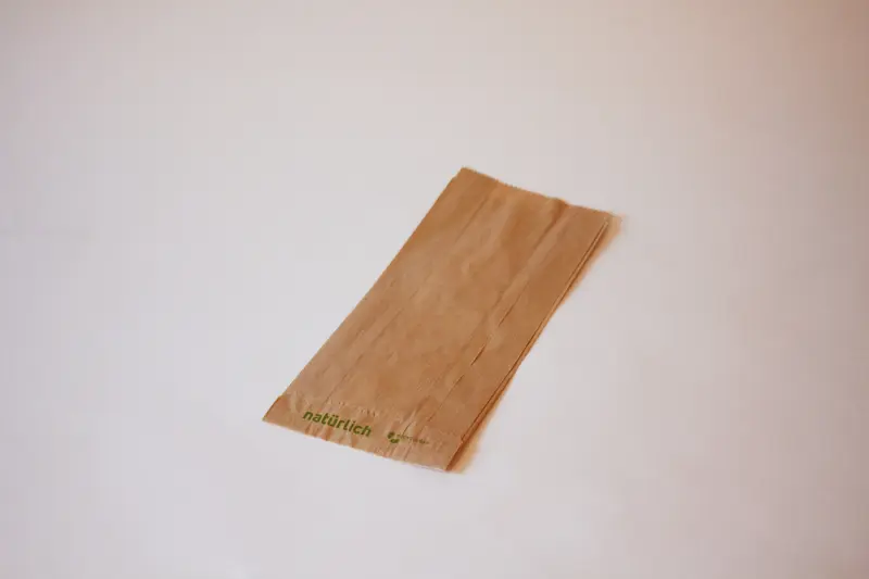 Bäckerfaltenbeutel – 16+7x35 cm, braun, 1.000 Stk.