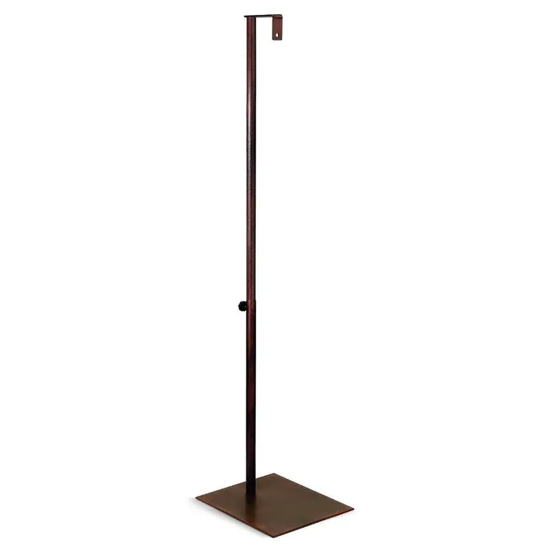 Base carrée vintage pour buste — attache nuque — 30 x 35 cm