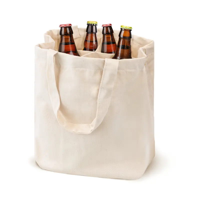 Baumwolltasche 17 x 17 x 28 cm, 300 g/m², natur