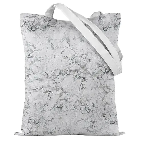 Baumwolltasche Marmor 35x45