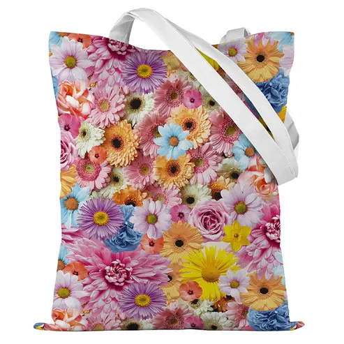 Baumwolltasche Vergissmeinnicht 35x45