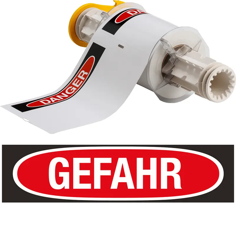 BBP85 Etiketten - Vinyl 102x152 GEFAHR