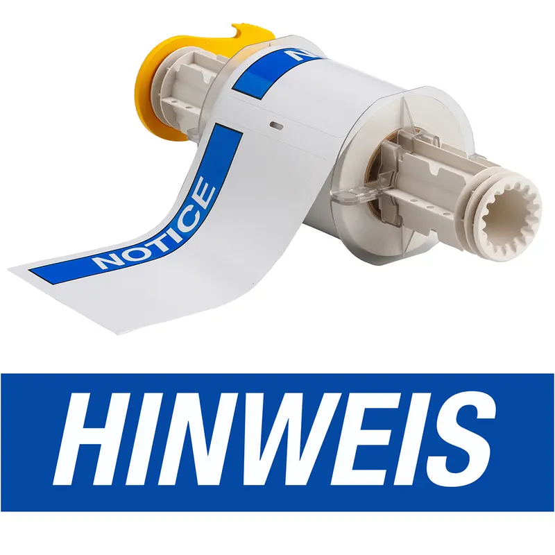 BBP85 Etiketten - Vinyl 102x152 HINWEIS