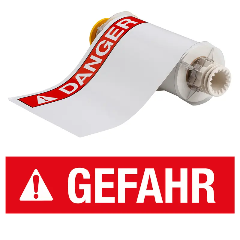 BBP85 Etiketten - Vinyl 178x254 GEFAHR