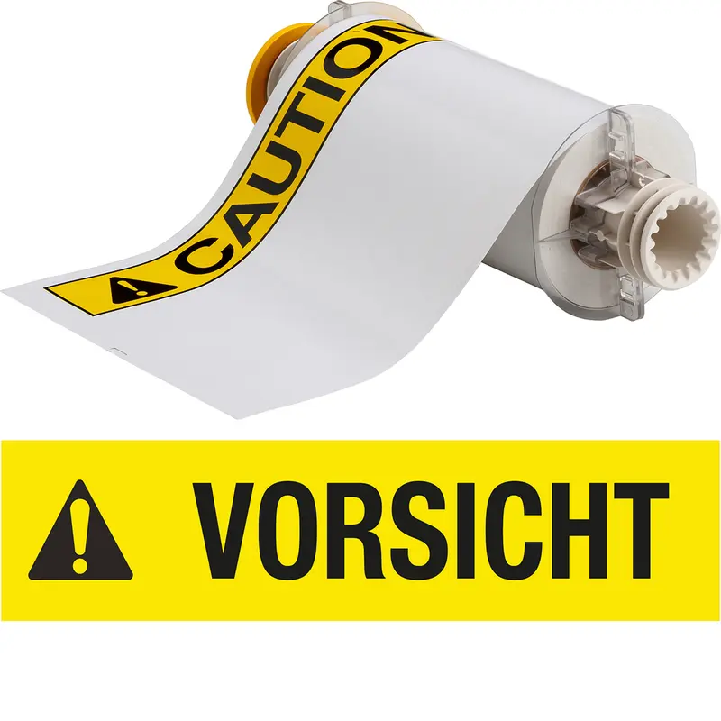 BBP85 Etiketten - Vinyl 178x254 VORSICHT