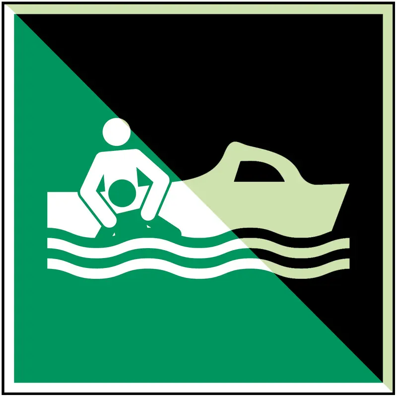 Bereitschaftsboot - ISO 7010