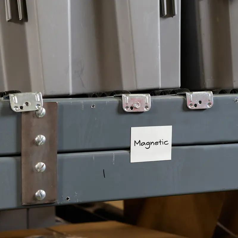 Beschriftbare Magnetetiketten