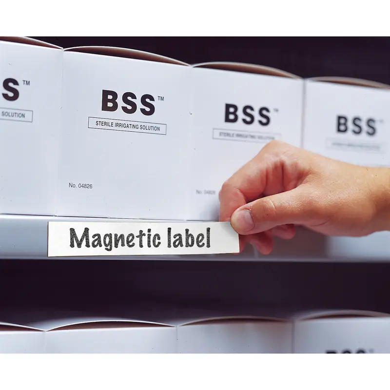 Beschriftbare Magnetetiketten