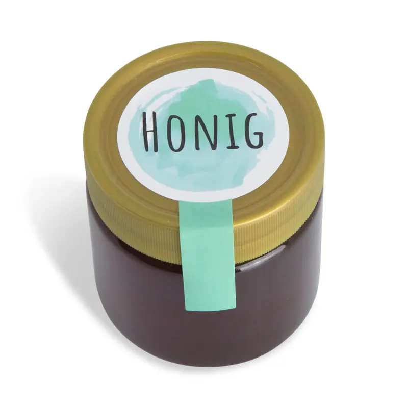 Blumige Birgit – Honigetikett mit Frischesiegel 250g (Kunststoffdeckel)
