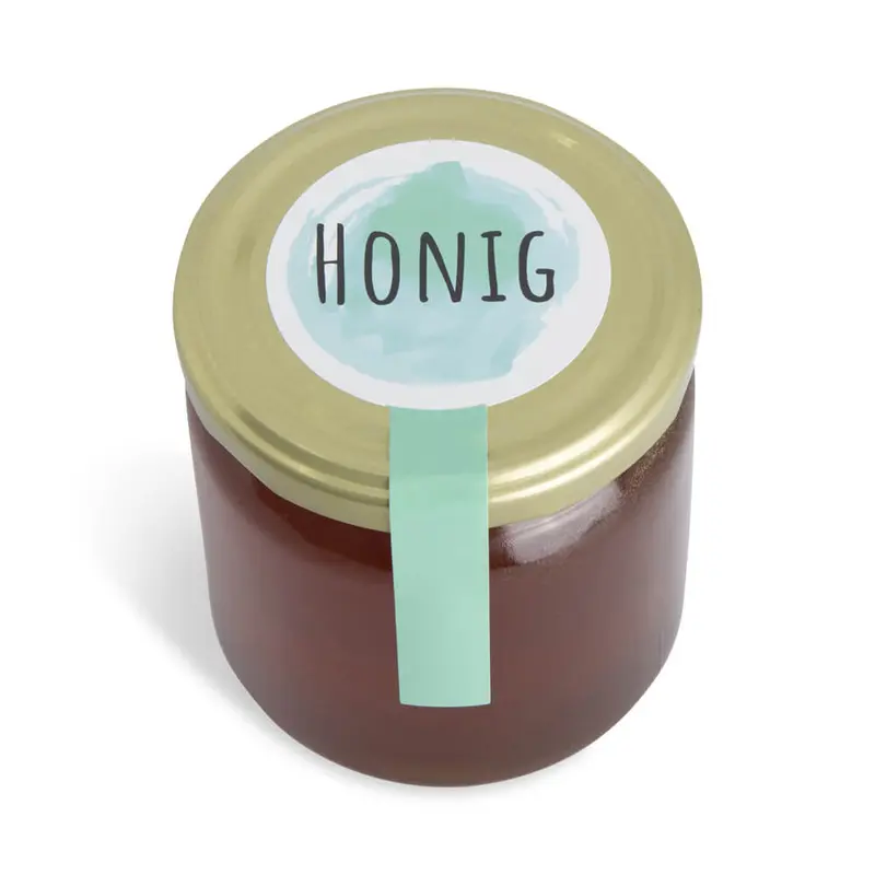 Blumige Birgit – Honigetikett mit Frischesiegel 500g (Twist-Off)