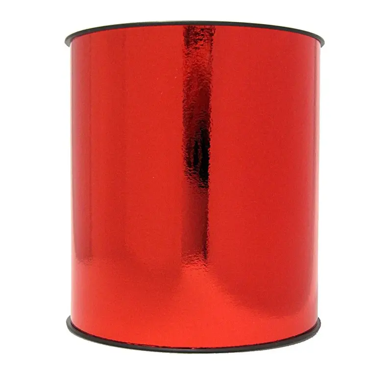 Bolduc miroir métallique 150 mm x 50 m – Or, Argent, Rouge