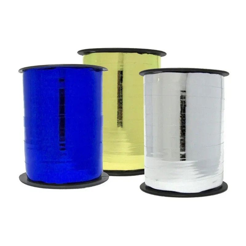 Bolduc miroir métallisé 10 mm × 250 m — 9 coloris