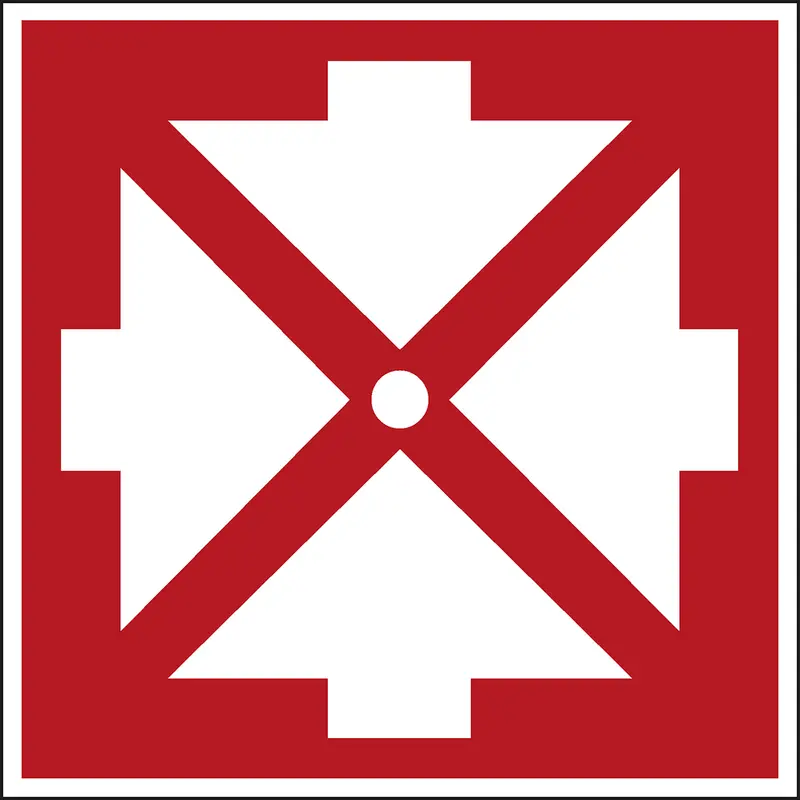 Brandschutzkennzeichnung - Sammelstelle