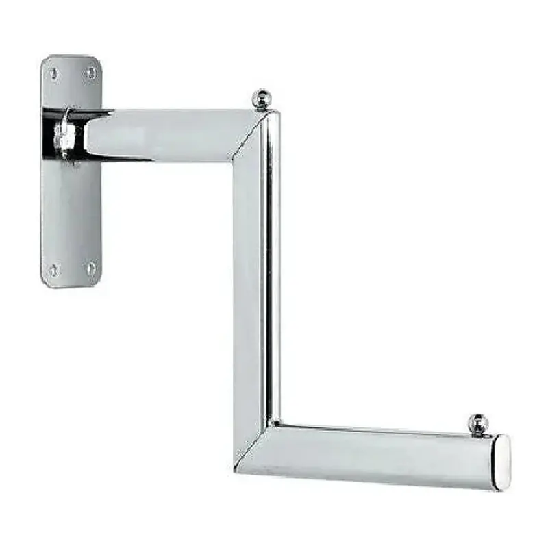 Bras à marche mural chromé – L 30 cm