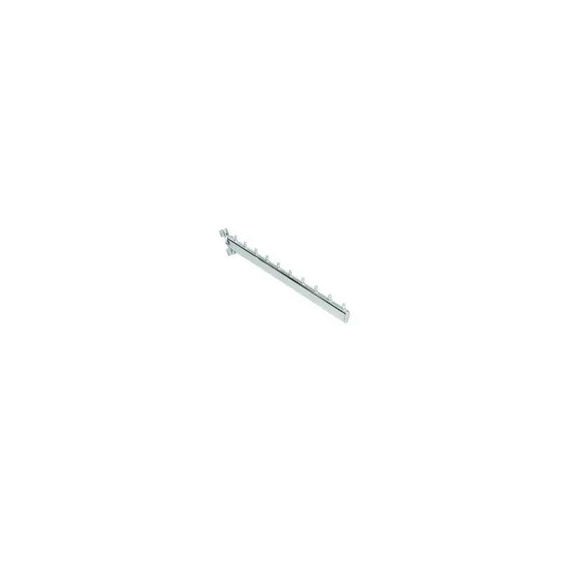 Bras incliné pour crémaillère – 40 cm, 5 finitions