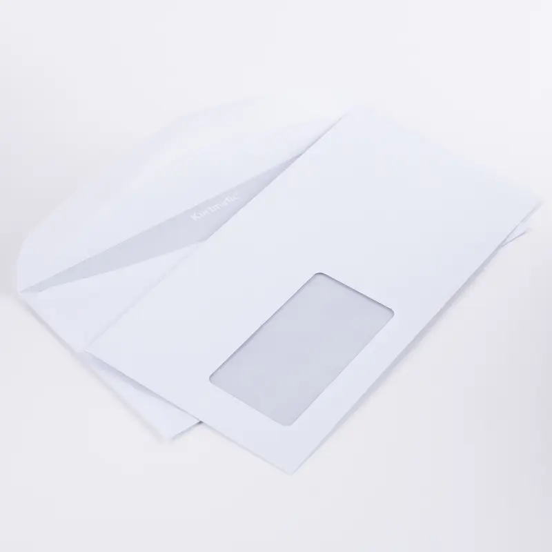 Briefumschlag DIN Lang mit Fenster (114x229 mm) weiß, für Kuvertiermaschine geeignet (206330E)